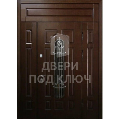 Дверь с фрамугой, стеклопакетом ДПК-12593